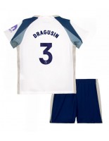 Tottenham Hotspur Radu Dragusin #3 Domácí dres pro děti 2025-26 Krátký Rukáv (+ trenýrky)